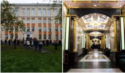 Невзрачную школу Екатеринбурга меценат превратил в «крыло Зимнего дворца»