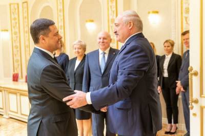 Псковский губернатор встретился с Лукашенко