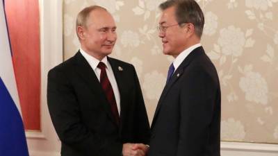 Лидеры РФ и Южной Кореи обменялись поздравлениями по случаю 30-летия установления дипломатических отношений