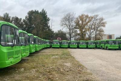 Еще 44 новых автобуса появилось в Псковской области