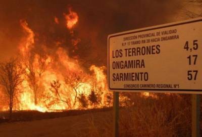 Аргентину охватили масштабные лесные пожары, есть пострадавшие