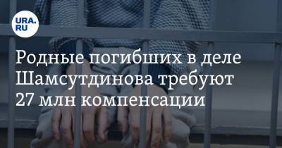 Родные погибших в деле Шамсутдинова требуют 27 млн компенсации