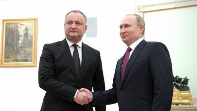 Путин пообещал Молдавии 500 млн рублей на поддержку сельского хозяйства