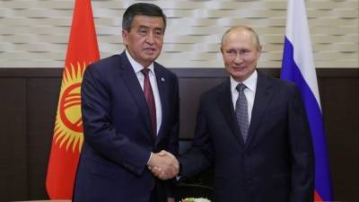 Путин провел переговоры с президентами Киргизии и Молдавии
