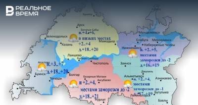 В Татарстане ожидается до +21°С