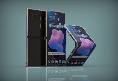 HTC запатентовала телефон-раскладушку с гибким экраном наружу