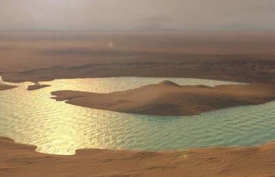 На Марсе обнаружены соленые озера под ледниками