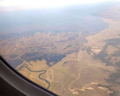Фото дня: Вышедший из берегов Байкал сняли с высоты птичьего полёта