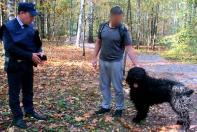 В петербургских парках владельцев собак оштрафовали за нарушения