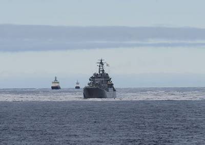 Арктическая группировка Северного флота зашла в Восточно-Сибирское море