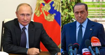 Путин поздравил Берлускони с днем рождения и пожелал победить COVID