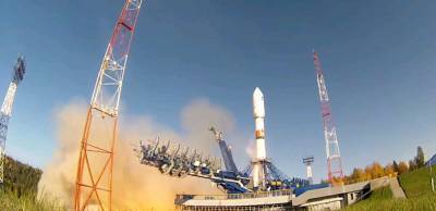 В Сети опубликовали видео старта ракеты-носителя «Союз-2» с космодрома «Плесецк»