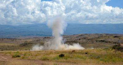 "Виртуозы": армянские минометчики подбили азербайджанский танк