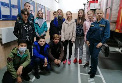 В Волосовском районе провели занятия с "юными пожарными"