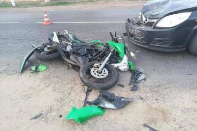 МВД: в Армавире пострадал мотоциклист, которому не уступили дорогу