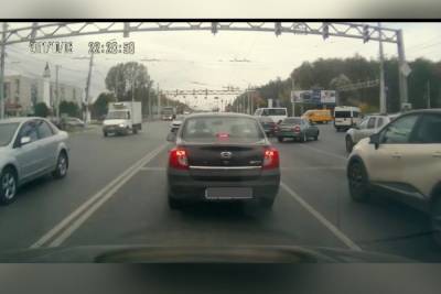 Рязанца, устроившего дрифт на Московском шоссе, оштрафовали