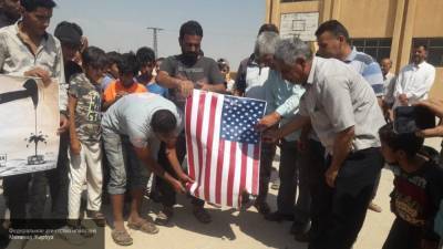 Сирийцы снова устроили антиамериканский митинг в провинции Хасака