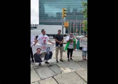 В США прошла третья протестная акция туркменских активистов за неделю