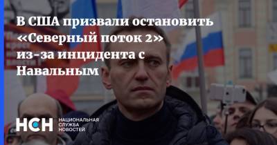 В США призвали остановить «Северный поток 2» из-за инцидента с Навальным