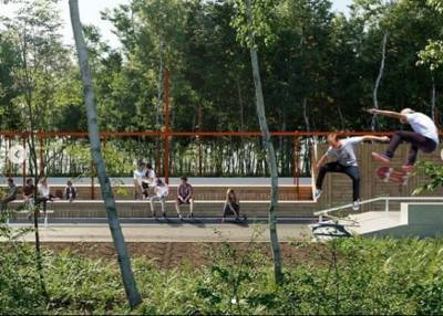 Шумков презентовал проект ландшафтно-спортивного парка в Далматово