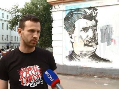 Почему в Смоленске закрасили граффити с Юрием Гагариным?