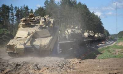 США опять перебросят танки на литовско-белорусскую границу