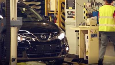 На заводе Nissan в Петербурге запустили новую технологию окраски автомобилей