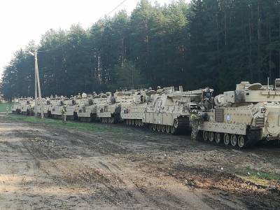 США готовы перебросить танки на литовско-белорусскую границу