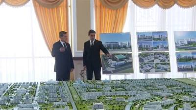СМИ рассказали о «высоких темпах» строительства новой столицы Ахала