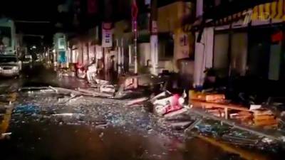 Губительную силу тайфуна «Майсак» первыми почувствовали на себе жители Японии и Корейского полуострова