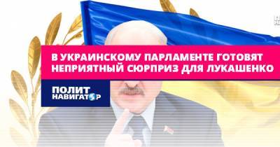 В украинском парламенте готовят неприятный сюрприз для Лукашенко