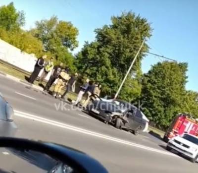 На Локомотивной столкнулись несколько авто. Образовалась пробка