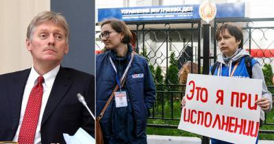 Песков: никто не должен мешать работе журналистов в Белоруссии