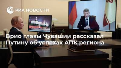 Врио главы Чувашии рассказал Путину об успехах АПК региона