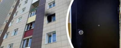 В Новосибирске при пожаре в многоэтажном доме пострадали двое детей