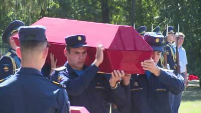 В Воронеже перезахоронили останки 45 красноармейцев