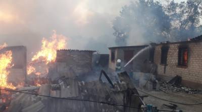 Пожар в Луганской области: трое военных пострадали, один погиб