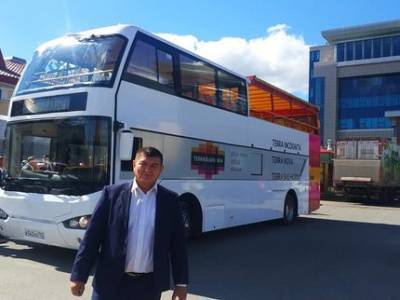 В Уфе тестируют двухэтажные туристические автобусы