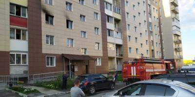 В Новосибирске сняли необычные кадры спасения детей из горящей квартиры