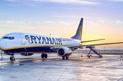 RyanAir отменил практически все рейсы в Украину