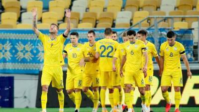 Сборная Украины победила Швейцарию в первом туре Лиги наций