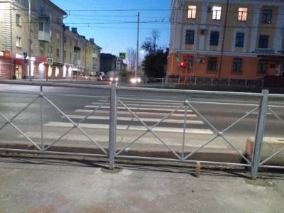 В Рудничном районе Кемерова убрали пешеходный переход