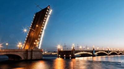 Мосты через Неву оборудуют новой светодиодной подсветкой