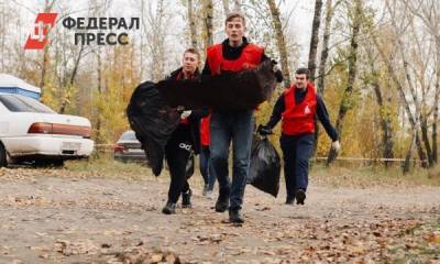 Красноярские берега очистили от мусора