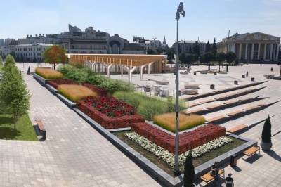 В Чебоксарах выбрали проект озеленения Красной площади