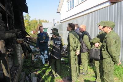 Учебные занятия для следователей СКР прошли в Костроме в реально сгоревшем доме