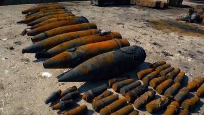 В Крыму с затонувшего в 1942 году теплохода подняли 18 тыс. боеприпасов