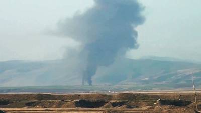 Под бомбежкой азербайджанского самолета погибли трое жителей города в Нагорном Карабахе