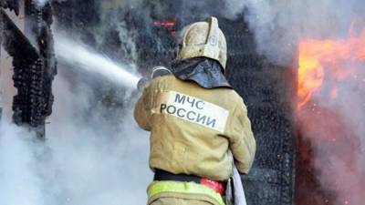 Локализован пожар в двух жилых домах в Ростовской области