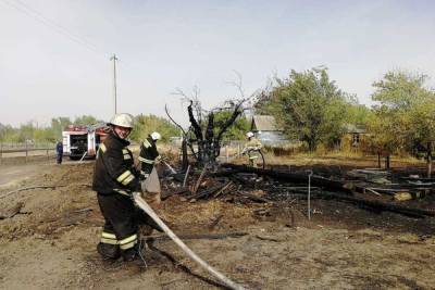 В Даниловской области ликвидировали ландшафтный пожар